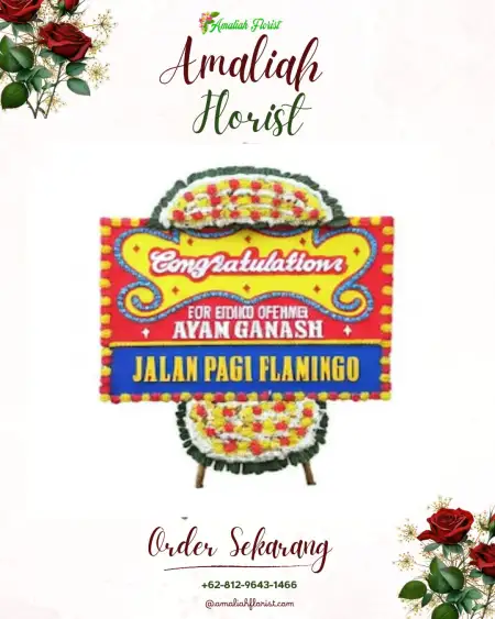Sewa Papan Bunga Poris